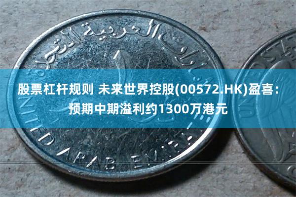 股票杠杆规则 未来世界控股(00572.HK)盈喜：预期中期溢利约1300万港元