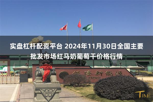 实盘杠杆配资平台 2024年11月30日全国主要批发市场红马奶葡萄干价格行情